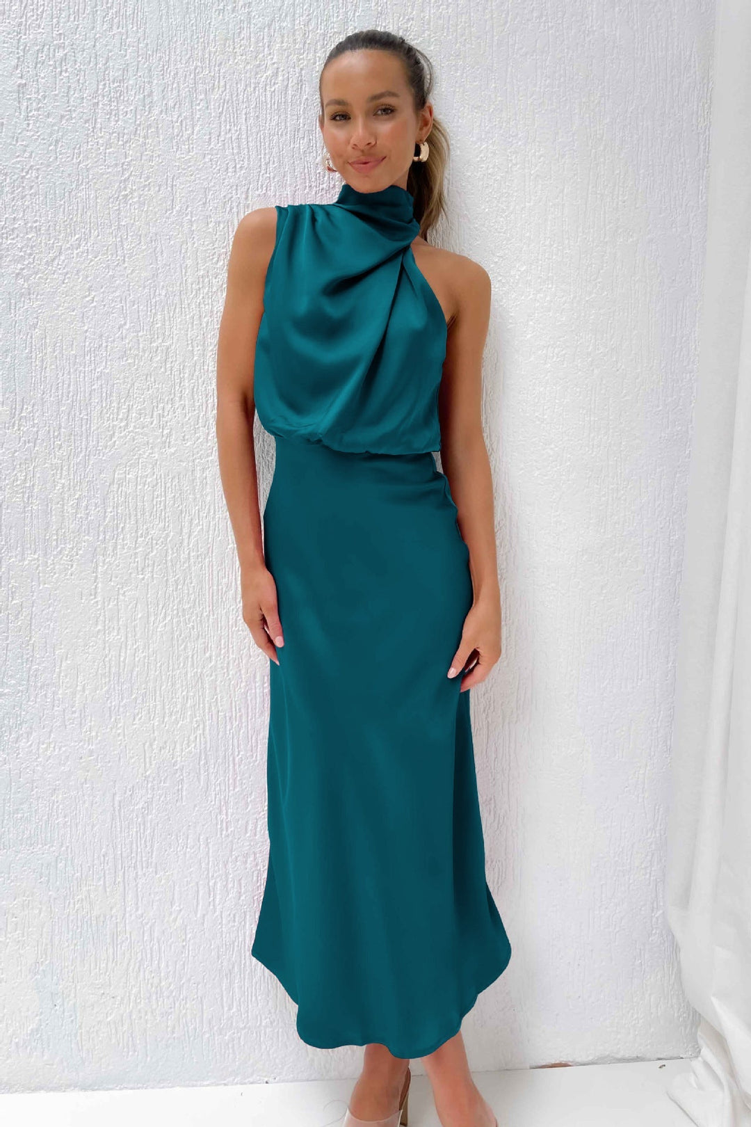 Diane - Satin Maxi Dress