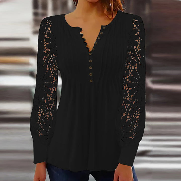 Ella - Lace Sleeve Blouse