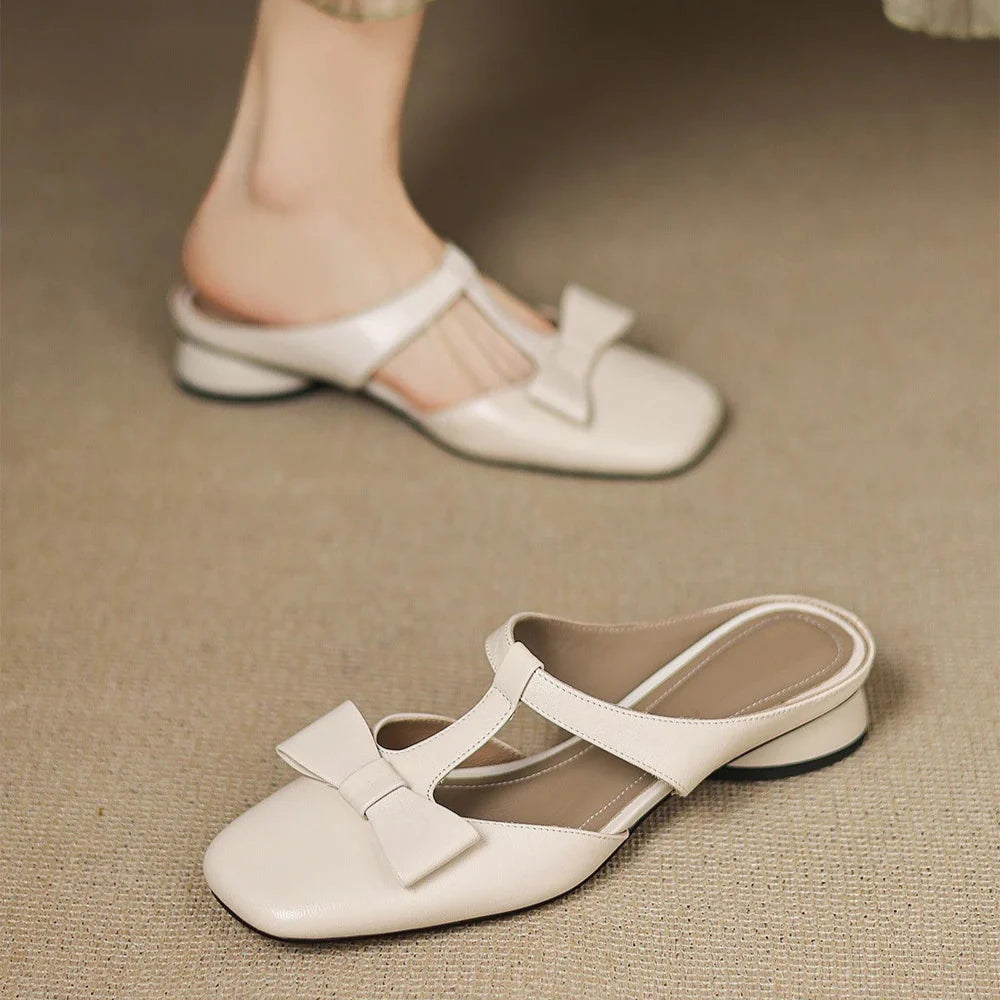 Alvera Leather Mules