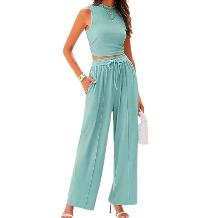 Lena – Summer Two-Piece Pants Set