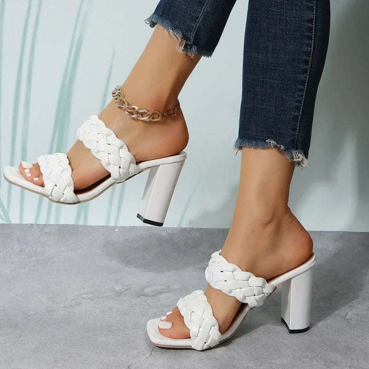 Goldie | Women's Woven Flat Sandals