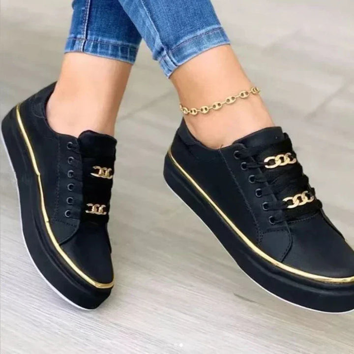 Michelle - Platform Chain Sneakers