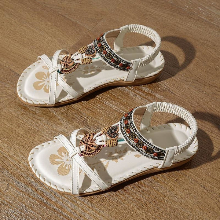 Elara | Women's Orthopedic Boho Woven Sandals