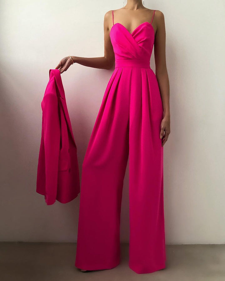 Livia - Strappy Wide-Leg Jumpsuit
