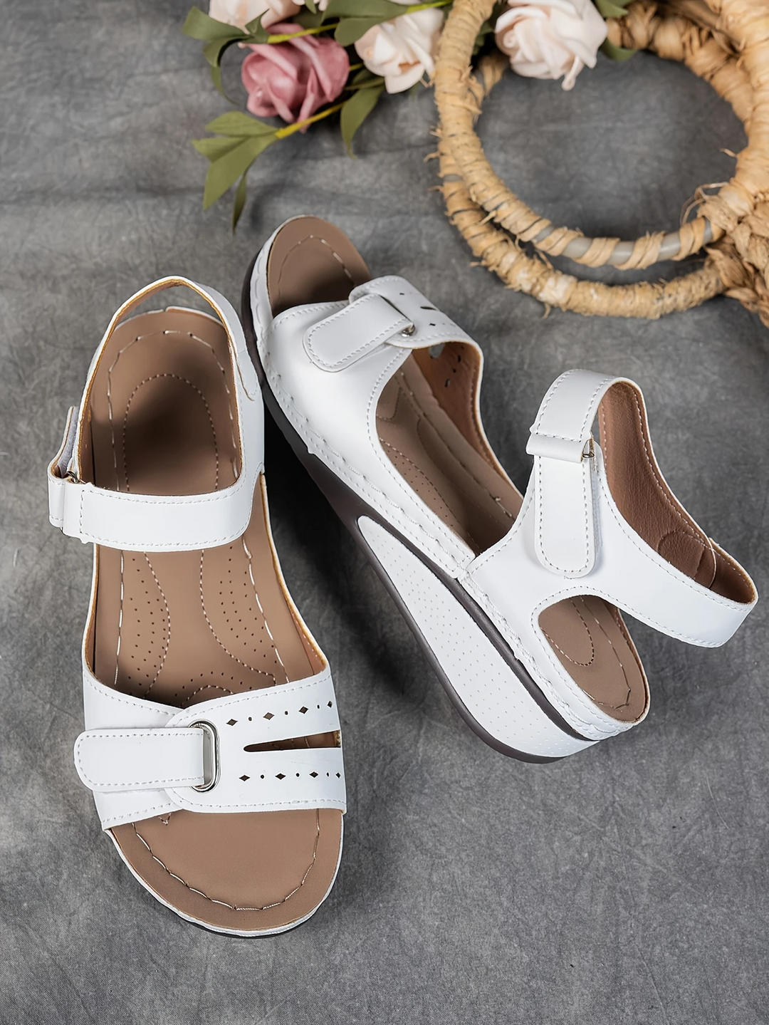 Rae | Women's Platform Cushioned Wedge Sandals