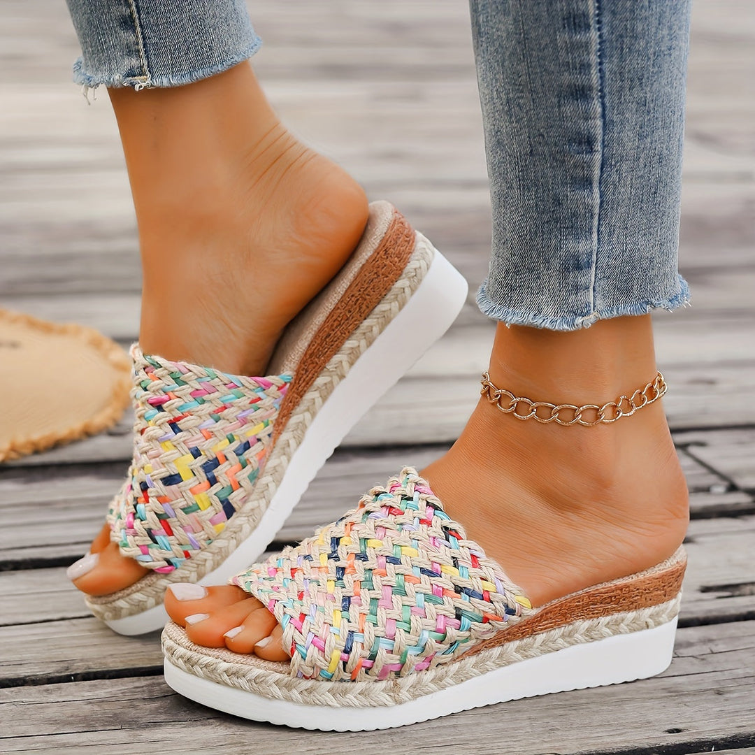 Celeste | Women's Woven Wedge Sandals