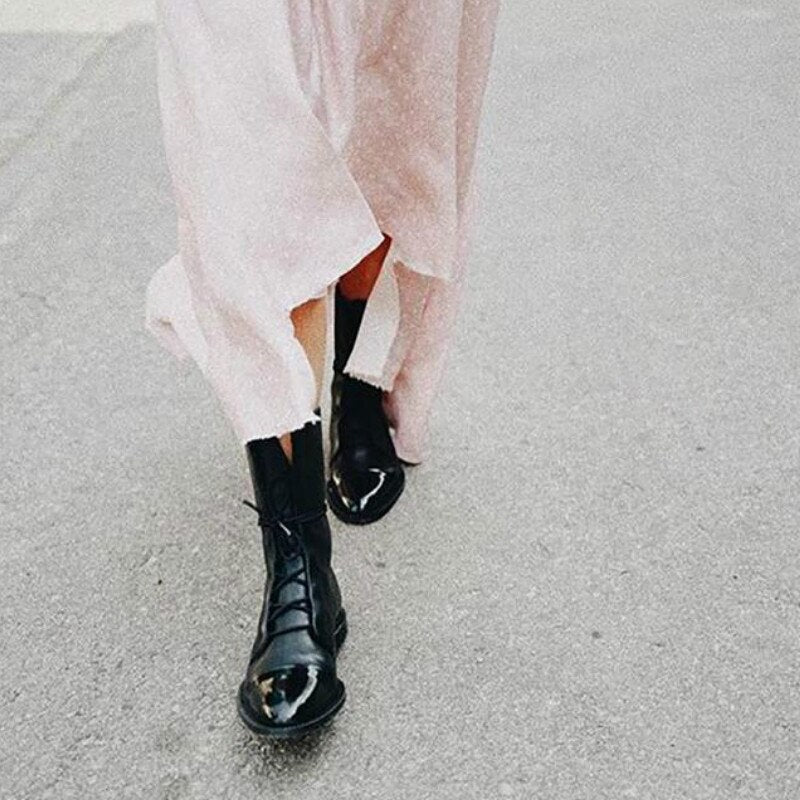 Emma - Winter Vegan Leather Boots