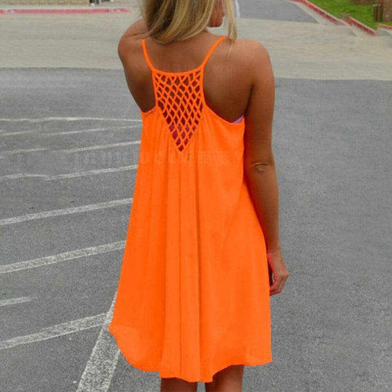 Sleeveless Summer Beach Cover Up Dress