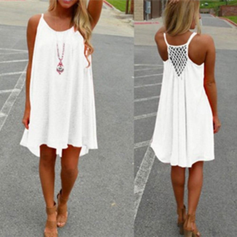 Sleeveless Summer Beach Cover Up Dress