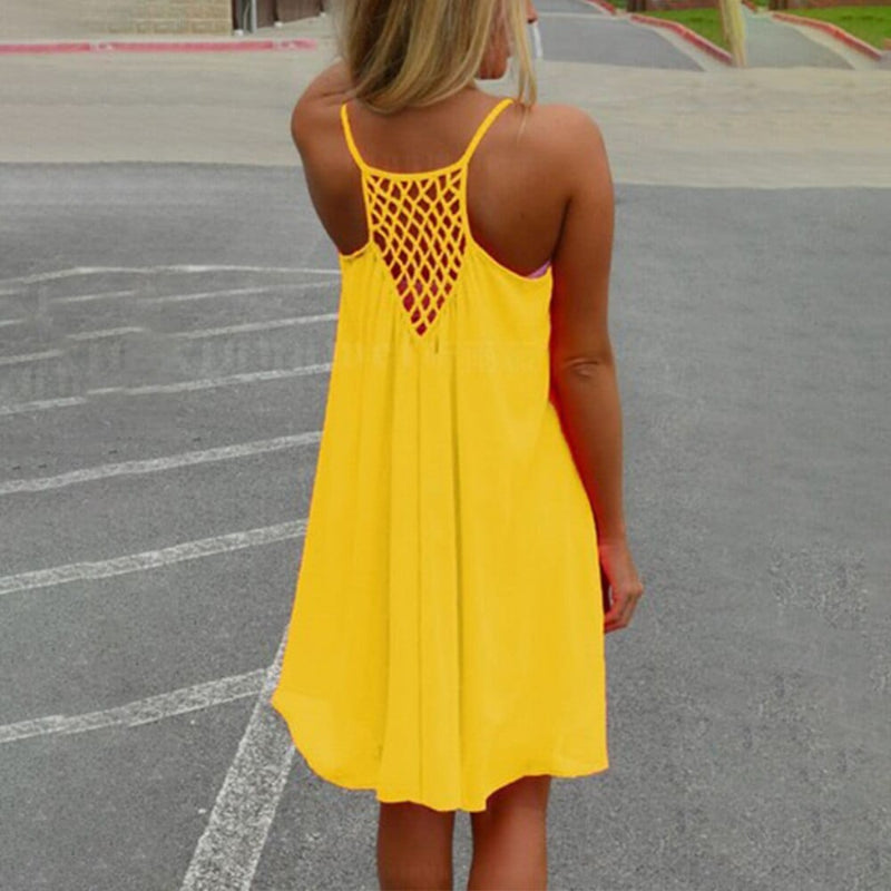 Sleeveless Summer Beach Cover Up Dress