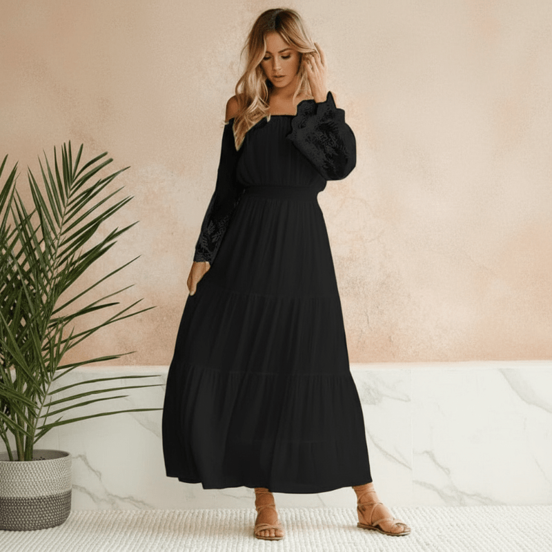 Boho Sexy Lace Beach Maxi Long Dress