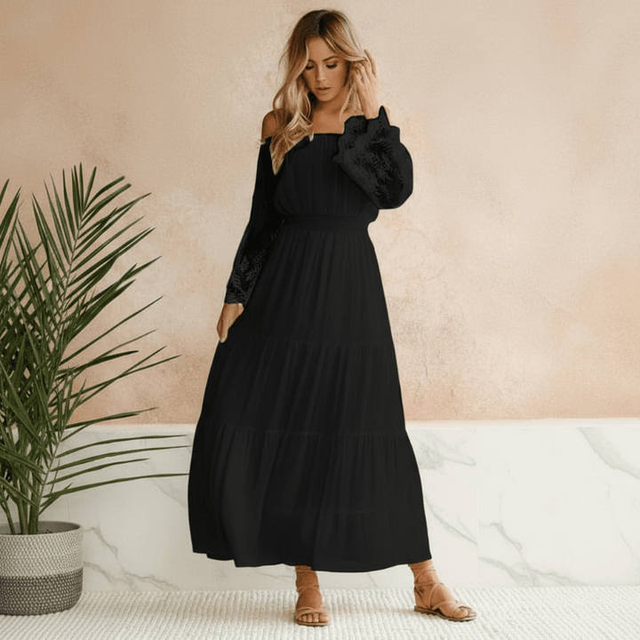 Boho Sexy Lace Beach Maxi Long Dress
