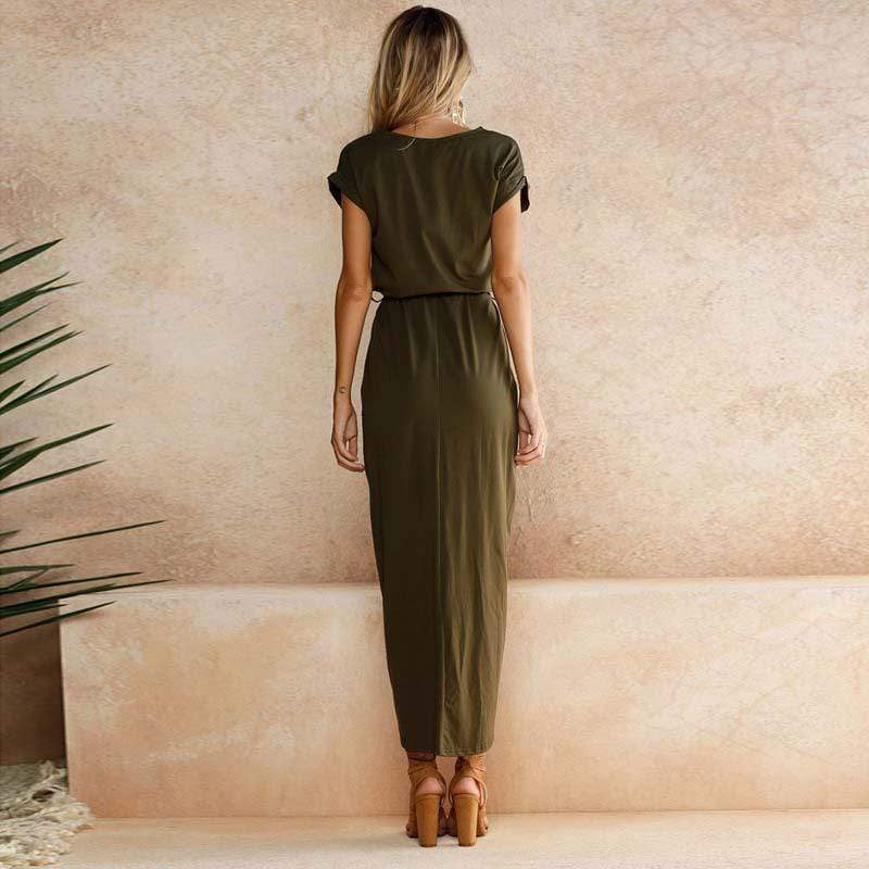 Split Long Maxi Dress