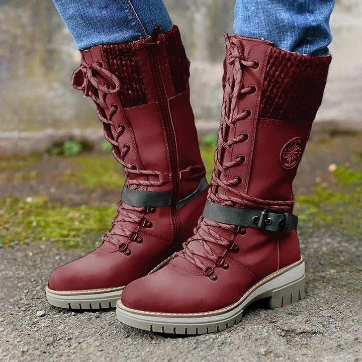 Sara - Lace-Up Winter Boots