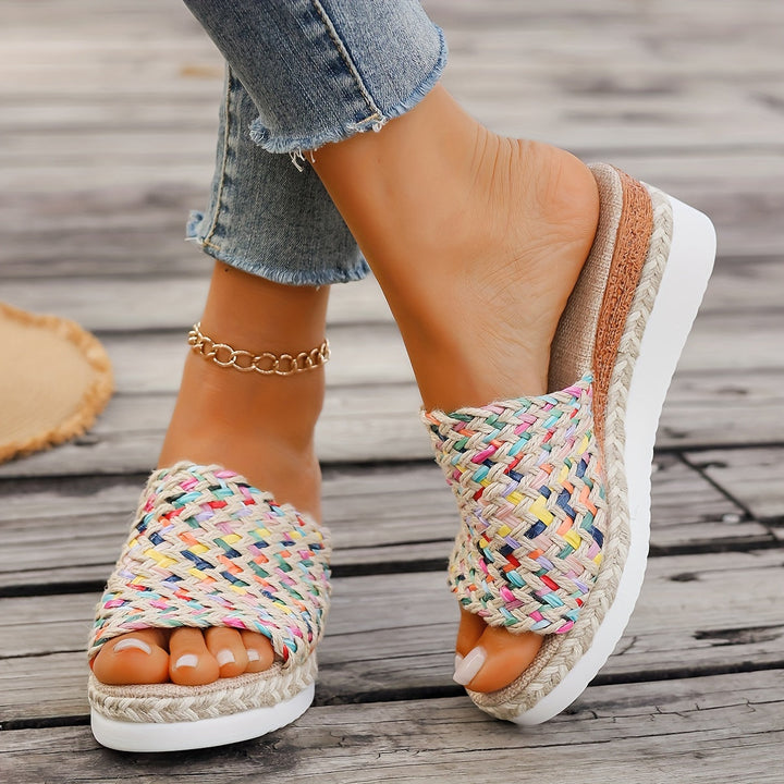 Celeste | Women's Woven Wedge Sandals
