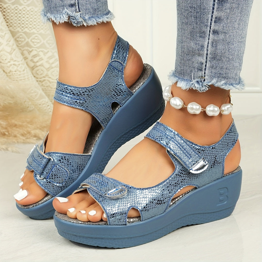 Hadley | Women's Adjustable Wedge Sandals