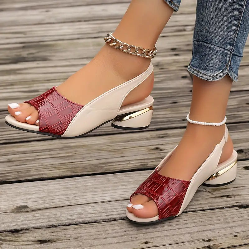 Melanie™ | Leather Comfort Sandals