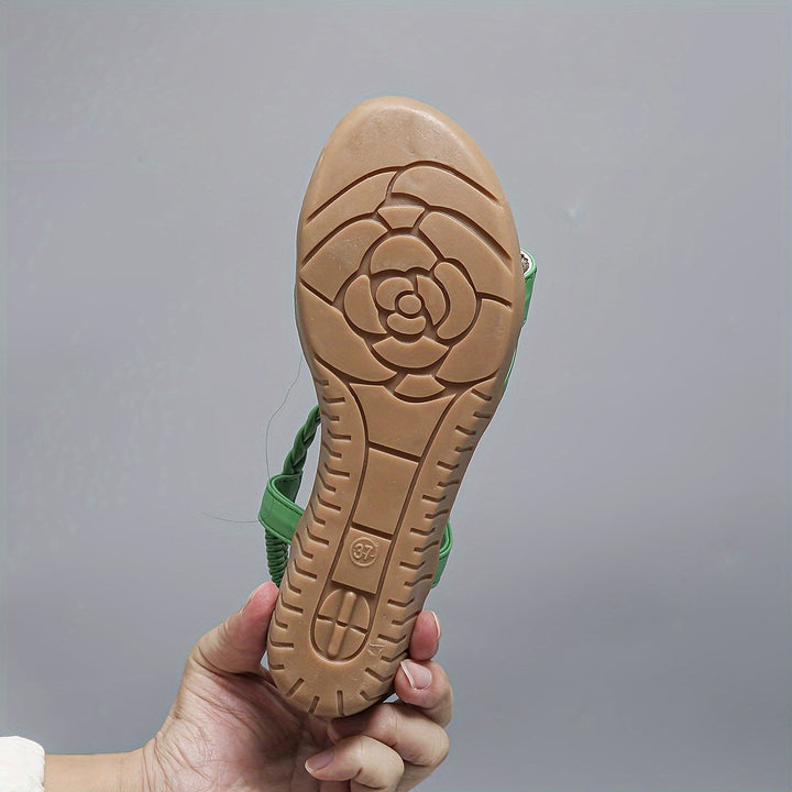 Darby | Women's Rhinestone Woven Sandals