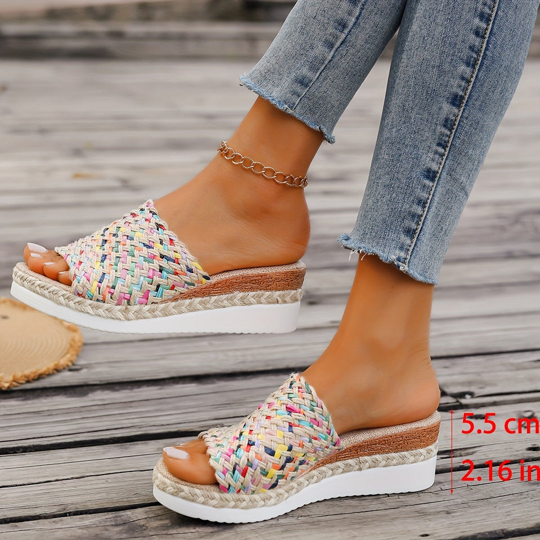 Celeste | Women's Woven Wedge Sandals