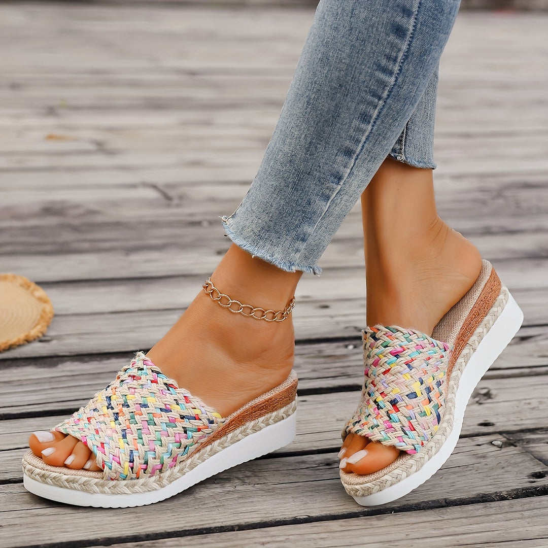 Celeste | Women's Woven Wedge Sandals