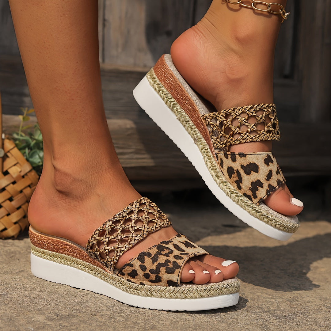 Freya | Women's Woven Wedge Sandals