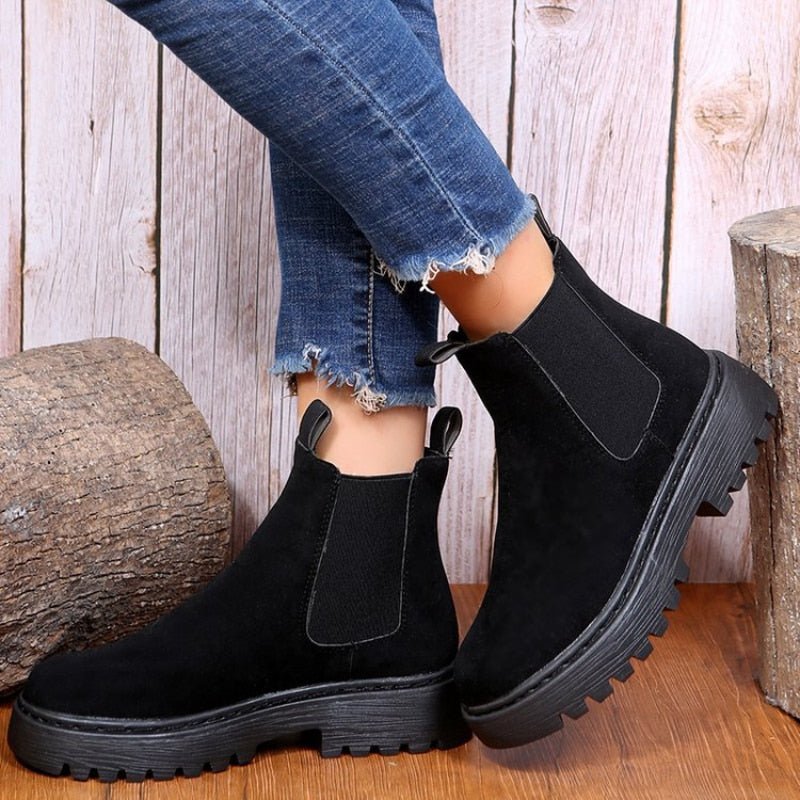 Olivia - Chunky Ankle Boots