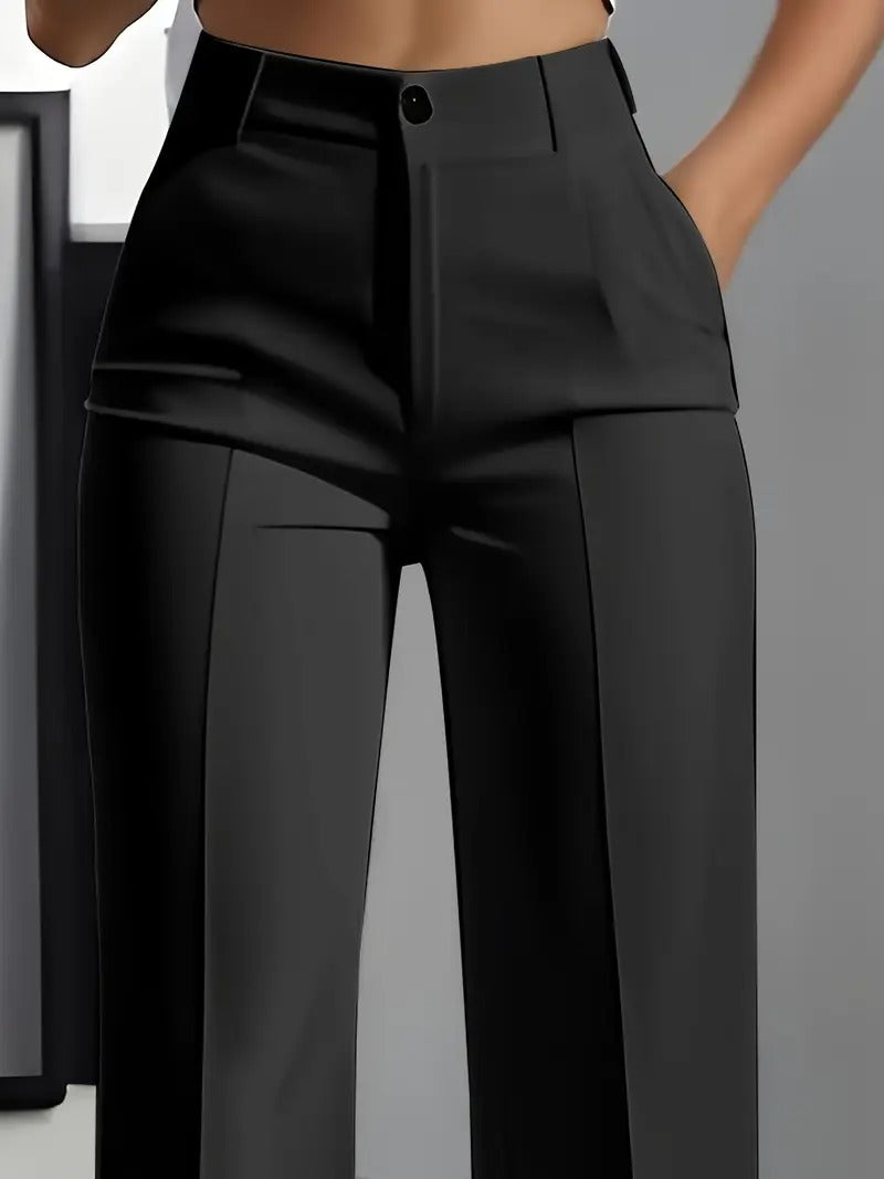 Ladies Black Trousers | Classic Fit