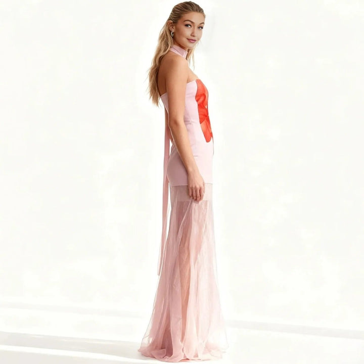 Ariah Floral Sleeveless Top with Scarf