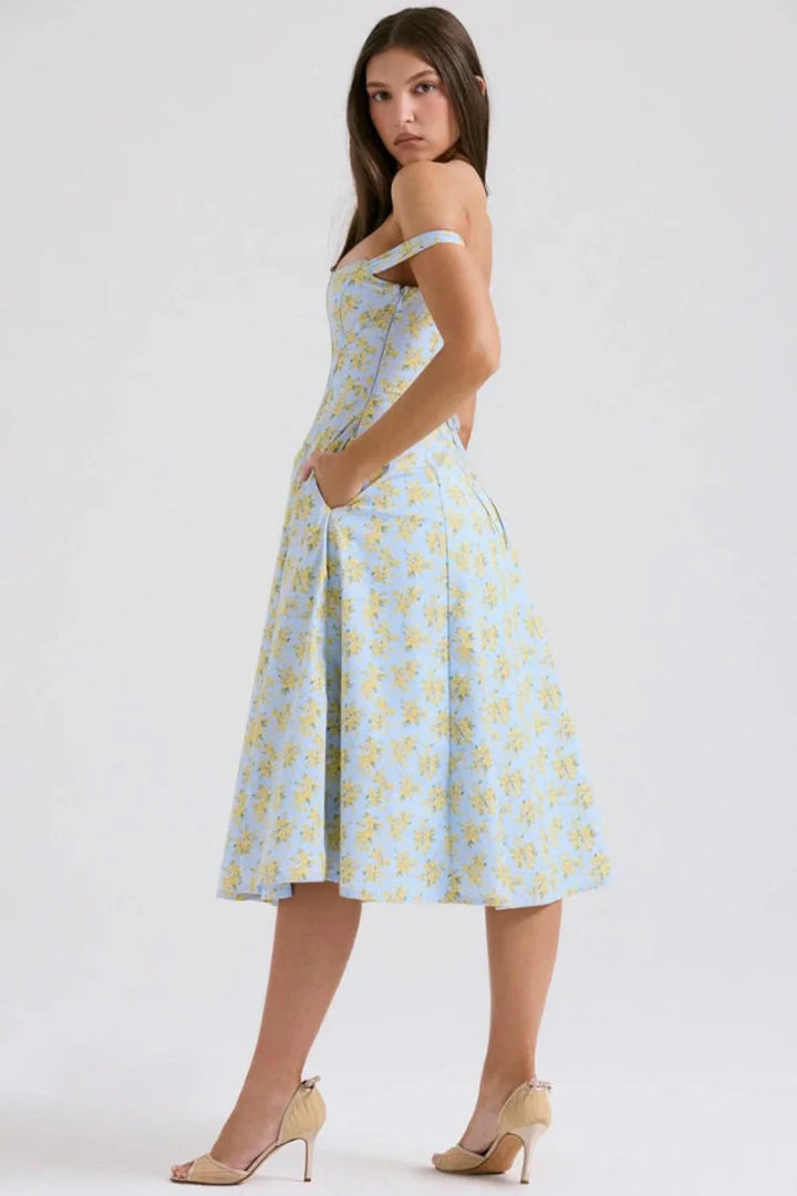 Seraphine - Floral Blue