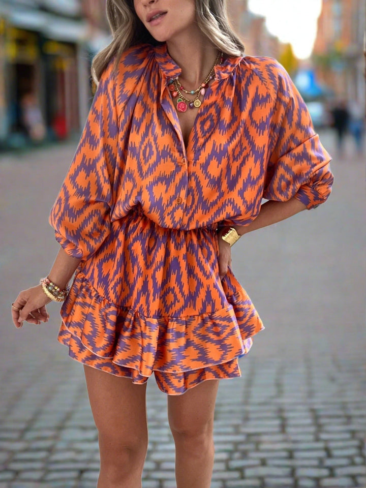Eleanor - Ruffle Mini Dress
