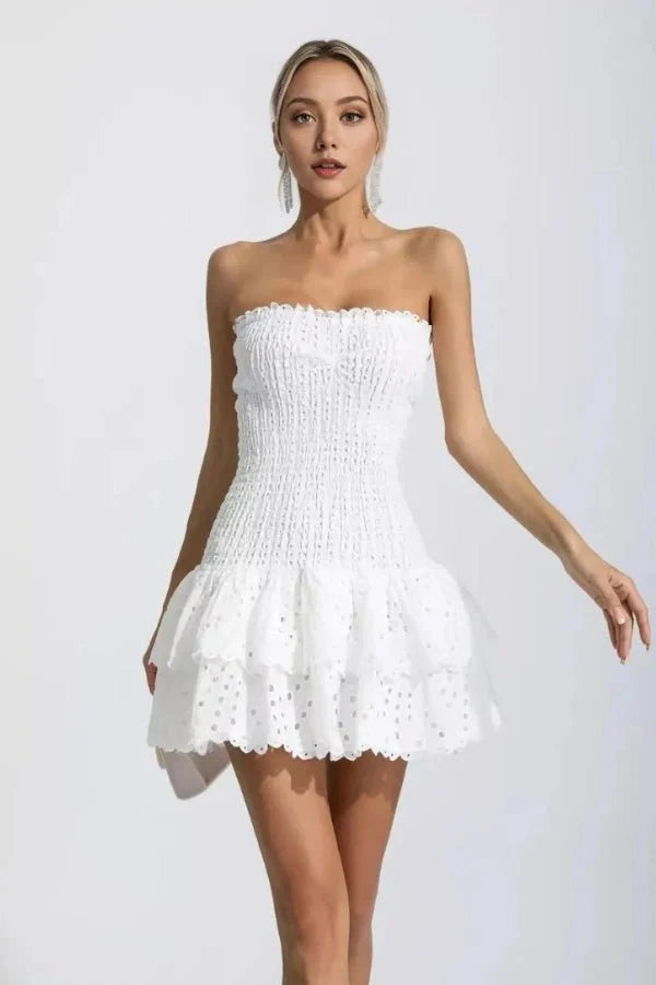 Starla Strapless Summer Mini Dress
