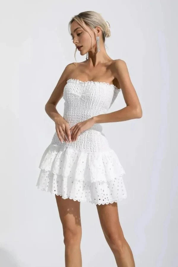 Starla Strapless Summer Mini Dress