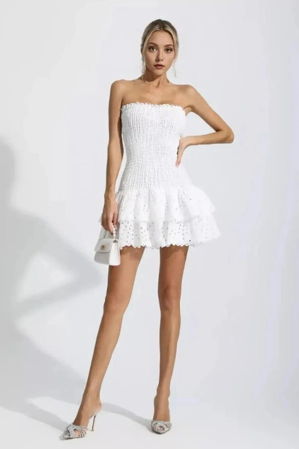 Starla Strapless Summer Mini Dress