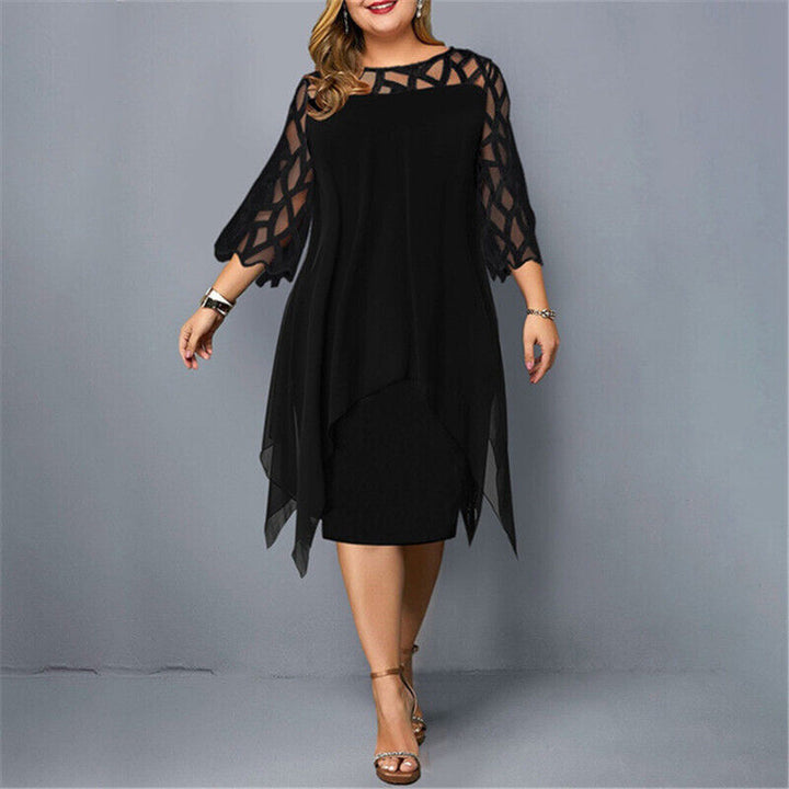 Isabella – Elegant Midi Dress in Plus Size